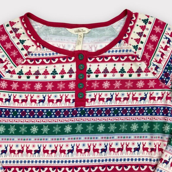 Women's Sz XS Matilda Jane Merry and Bright pajama set VGUC - Picture 3 of 6